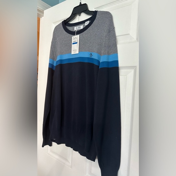 NWT  Original Penguin Color block Sweater - Size XL - Picture 6 of 6